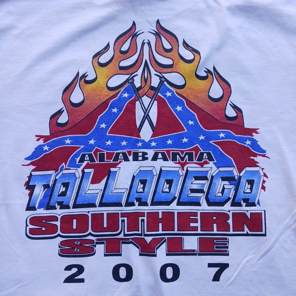 Vintage Hanes Talladega Alabama Speedway 2007 T Shirt Men's Medium